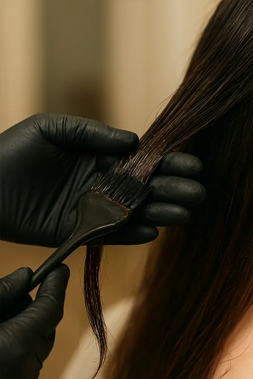 Innenraum des Friseursalons Hairport Oberhausen mit modernen Empfangsbereich und heller Einrichtung