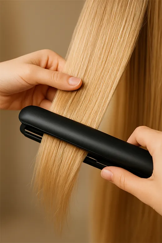 Innenraum des Friseursalons Hairport Oberhausen mit modernen Empfangsbereich und heller Einrichtung